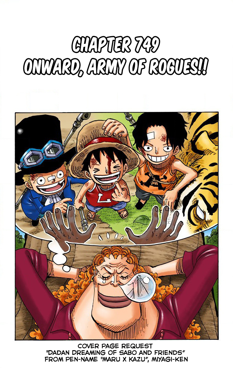 One Piece - Digital Colored Comics Chapter 749 2